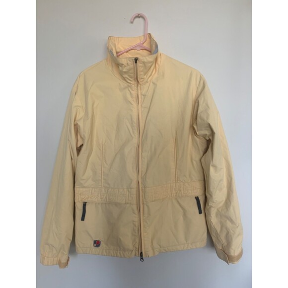 Burton Snowboards Biolite Fleece Lined Jacket Full Zip Yellow Small - Picture 1 of 8